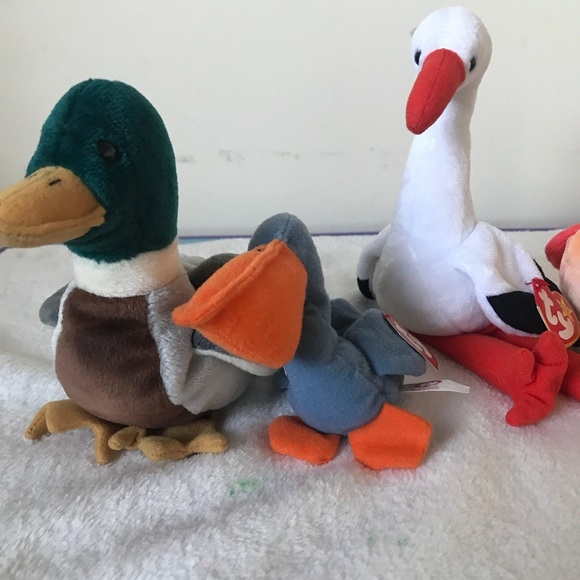 Rare 1993-98 Ty Beanie Bird Bundle - Picture 7 of 8